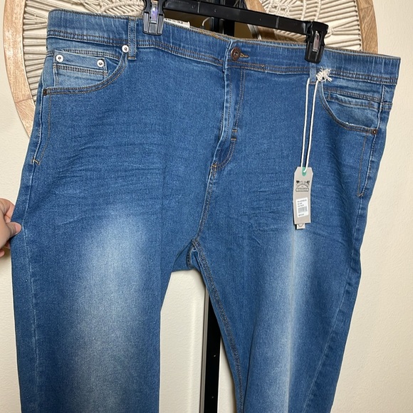 Alexander Julian Flex Stretch Slim Fit light Blue Jeans 46x32 NWT - Picture 6 of 9